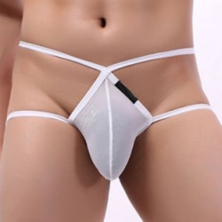 Generique Jockstrap Sexy JUST THIN Blanc